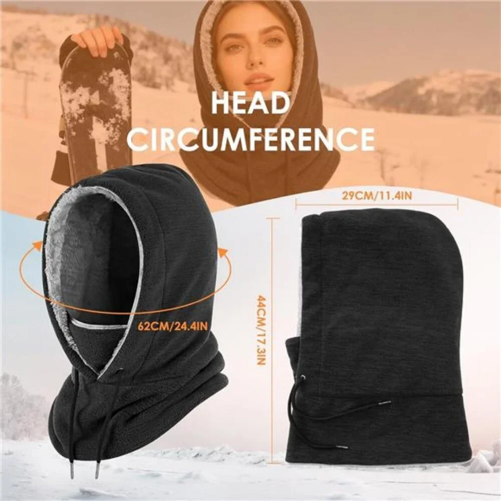 Winter Ski Mask Windproof Full Face Mask Neck Cover Warmer Sports Cap